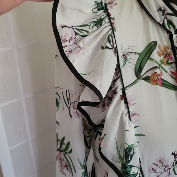 Birgitte Herskind silk floral wrap dress S - Picture 4 of 11